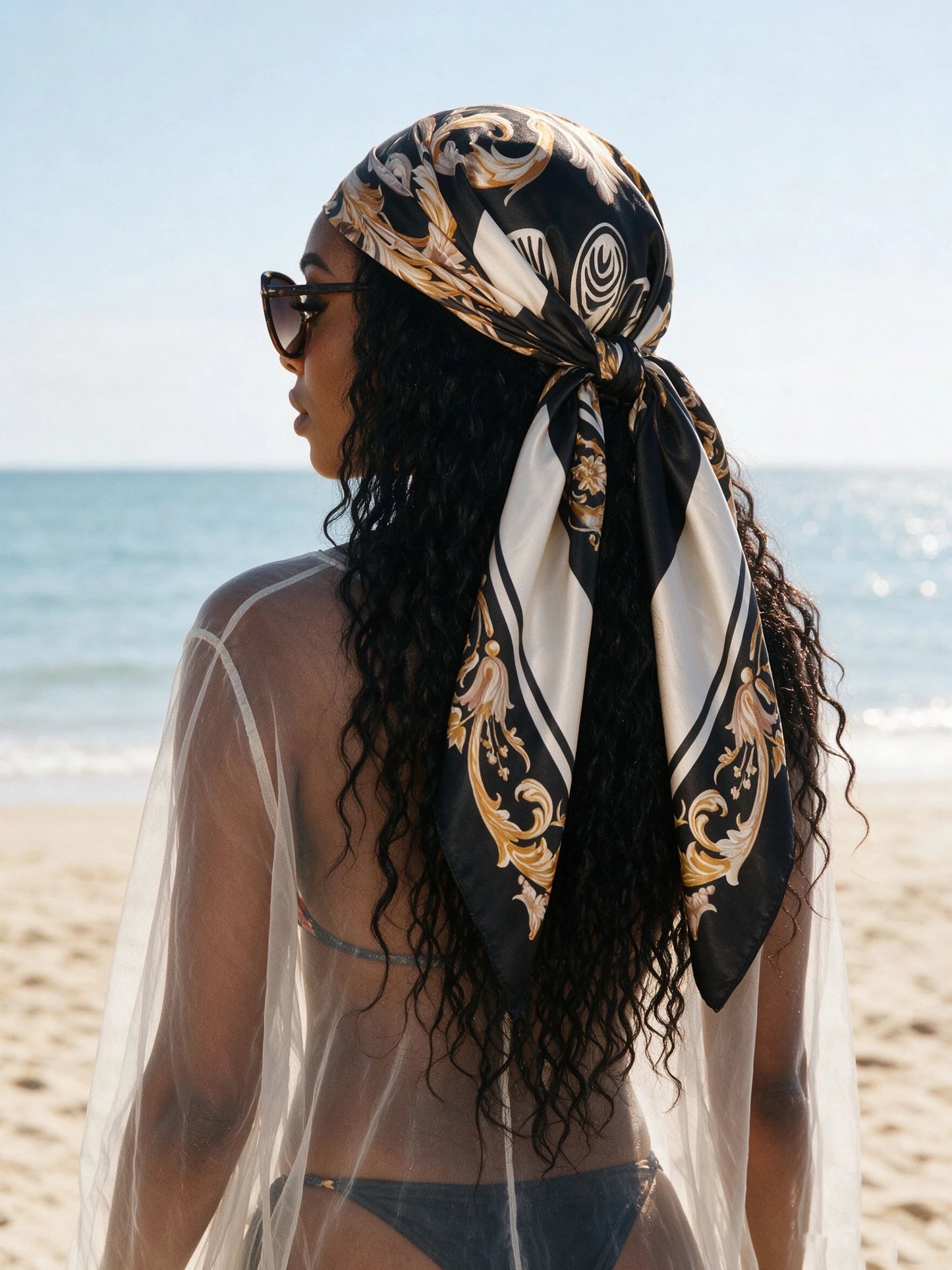 Baroque – Tuch mit Vintage-Print