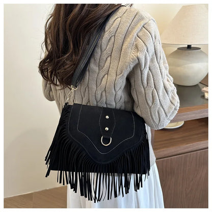 Tassel – Vintage Umhängetasche mit Fransen