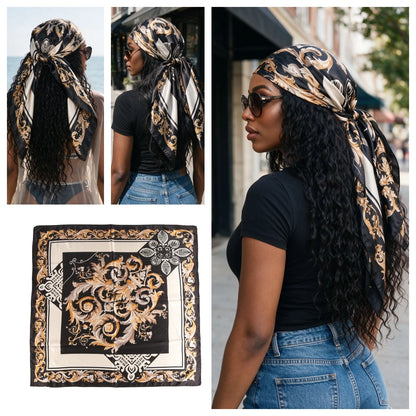 Baroque – Tuch mit Vintage-Print