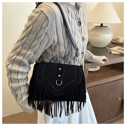 Tassel – Vintage Umhängetasche mit Fransen