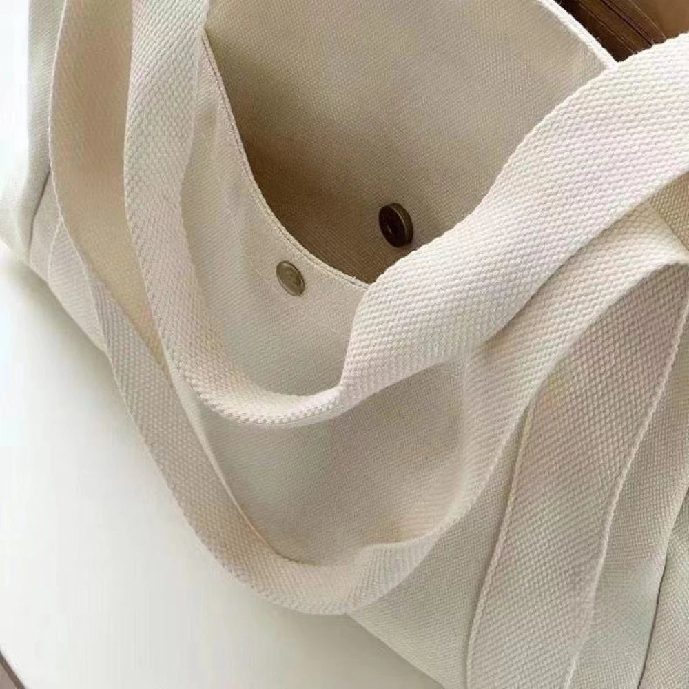 Daily – Große Canvas-Tasche mit Reißverschluss