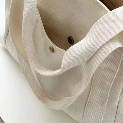 Daily – Große Canvas-Tasche mit Reißverschluss