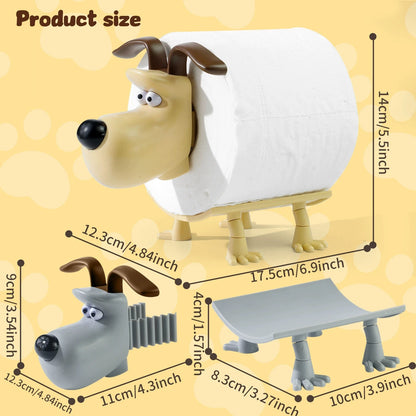 Hund – Toilettenpapierhalter mit Hunde-Design