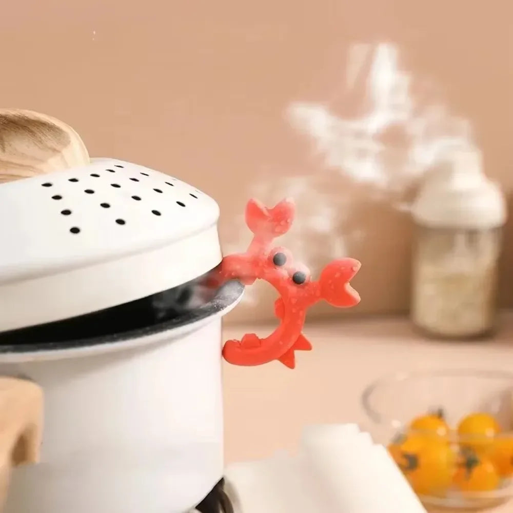 Crab – Silikonhalter für Kochutensilien