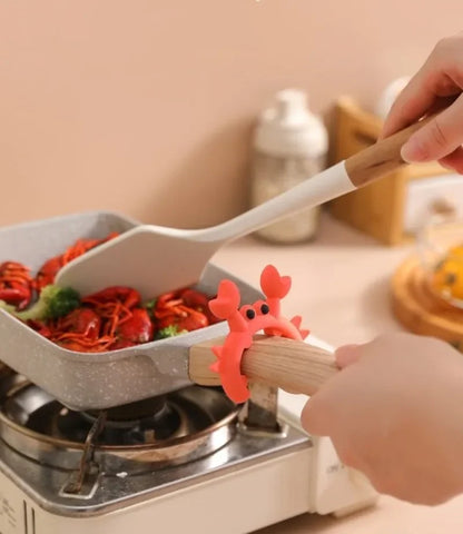 Crab – Silikonhalter für Kochutensilien