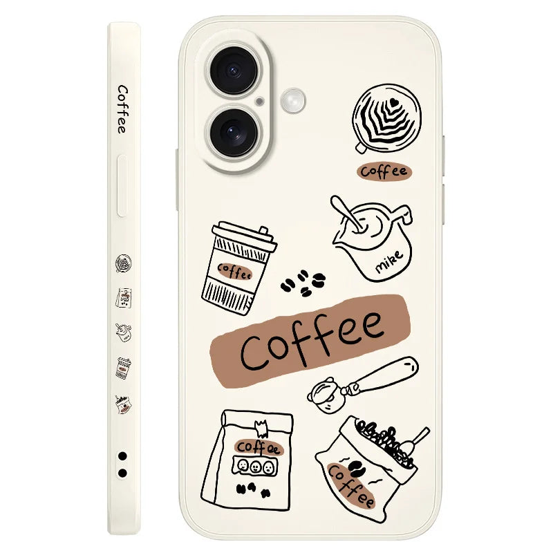 Coffee – Handyhülle mit Kaffee-Design