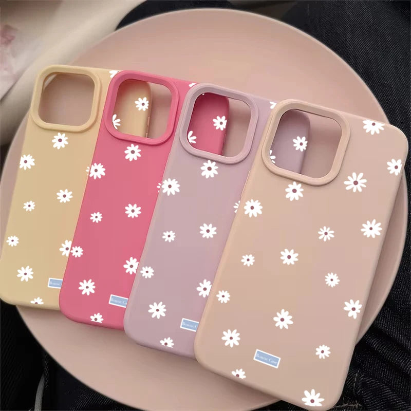Daisy – Soft Silikon Handyhülle mit Blumenmotiv