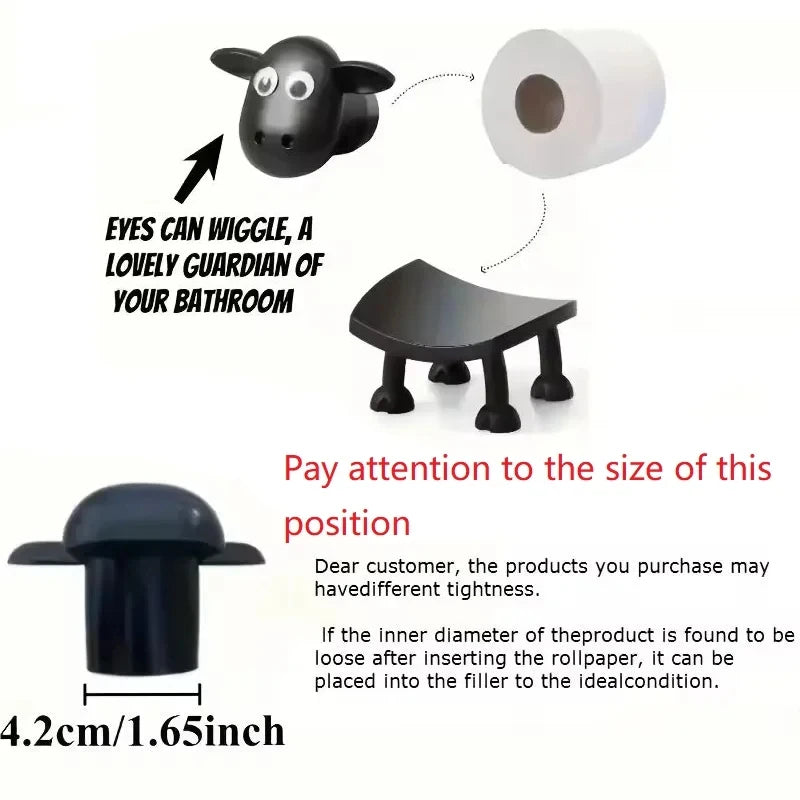 Schaf – Toilettenpapierhalter mit Schaf-Design