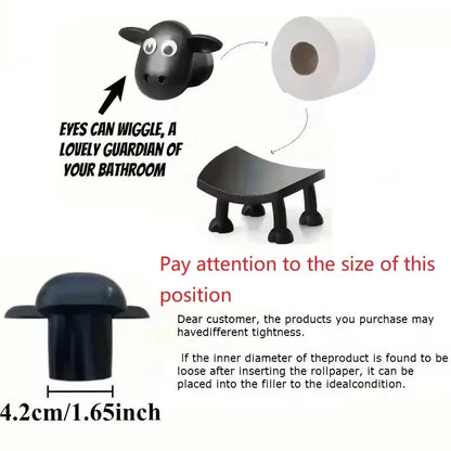 Schaf – Toilettenpapierhalter mit Schaf-Design