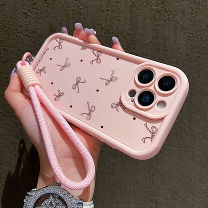 Bow – Silikon Handyhülle mit Schleifen-Design