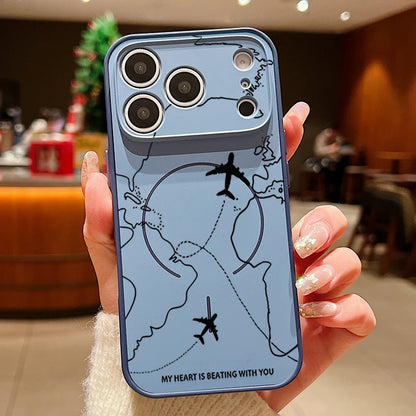 Airplane – Handyhülle mit Travel-Muster