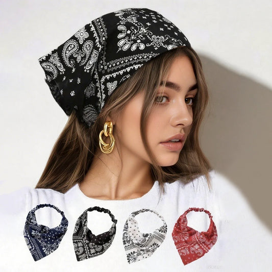 Paisley – Elastisches Haarband mit Print