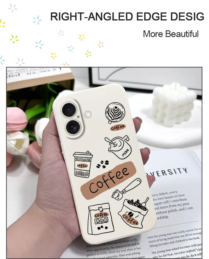 Coffee – Handyhülle mit Kaffee-Design