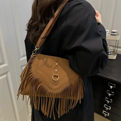 Tassel – Vintage Umhängetasche mit Fransen