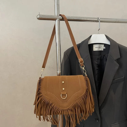 Tassel – Vintage Umhängetasche mit Fransen