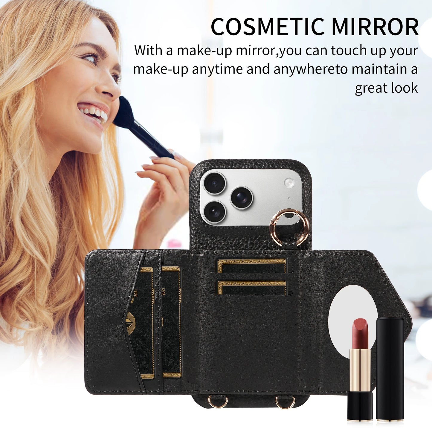 Mirror – Handyhülle mit Spiegel & Tasche