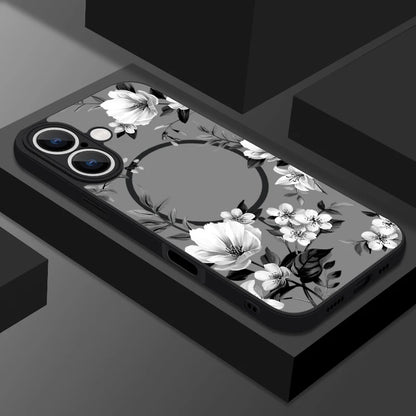 Flower – Matte Magnetische Handyhülle mit Blumen-Design