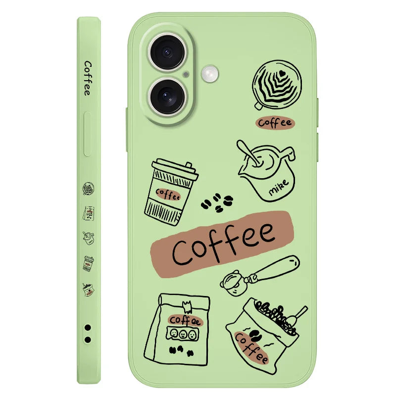 Coffee – Handyhülle mit Kaffee-Design