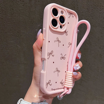 Bow – Silikon Handyhülle mit Schleifen-Design