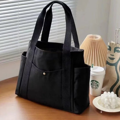 Daily – Große Canvas-Tasche mit Reißverschluss