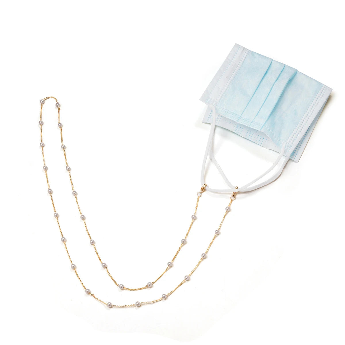 Pearl – Brillenkette mit Perlen- & Kristall-Design