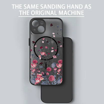 Flower – Matte Magnetische Handyhülle mit Blumen-Design