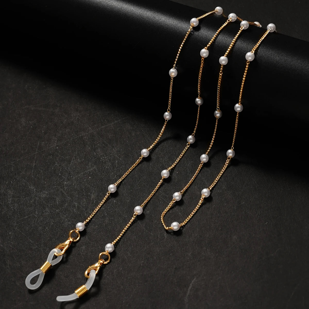 Pearl – Brillenkette mit Perlen- & Kristall-Design