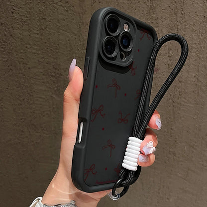 Bow – Silikon Handyhülle mit Schleifen-Design