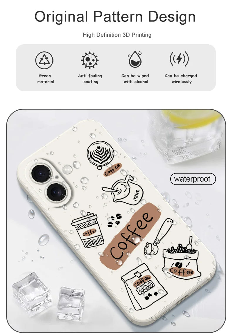 Coffee – Handyhülle mit Kaffee-Design