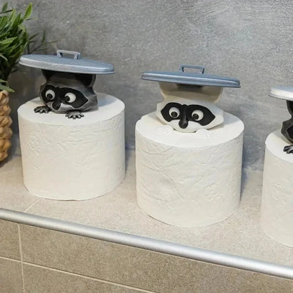 Waschbär – Toilettenpapierhalter mit Waschbär-Design