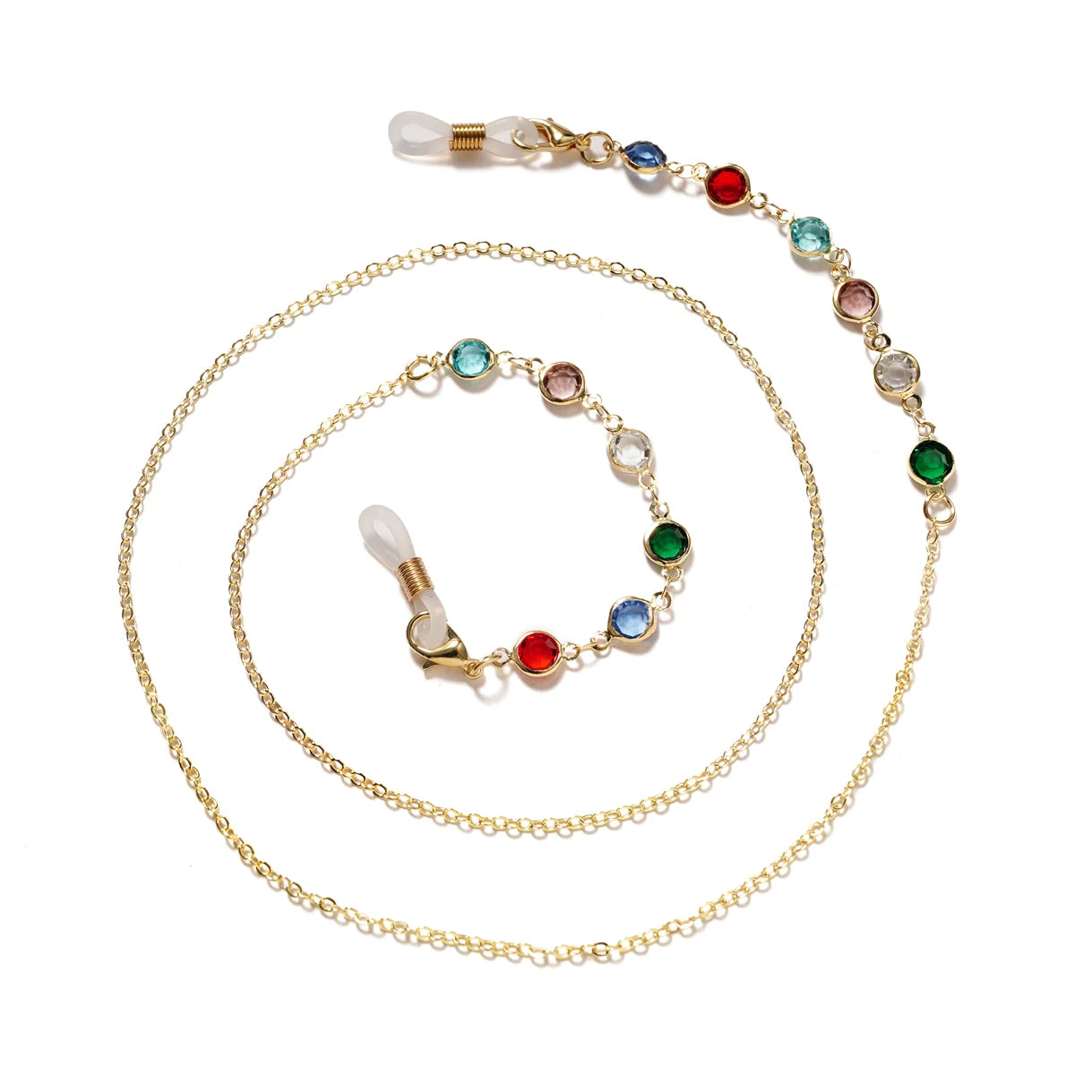 Pearl – Brillenkette mit Perlen- & Kristall-Design