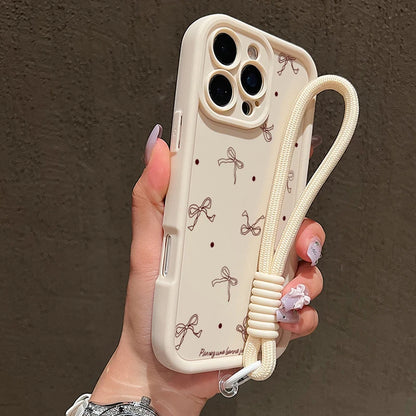 Bow – Silikon Handyhülle mit Schleifen-Design