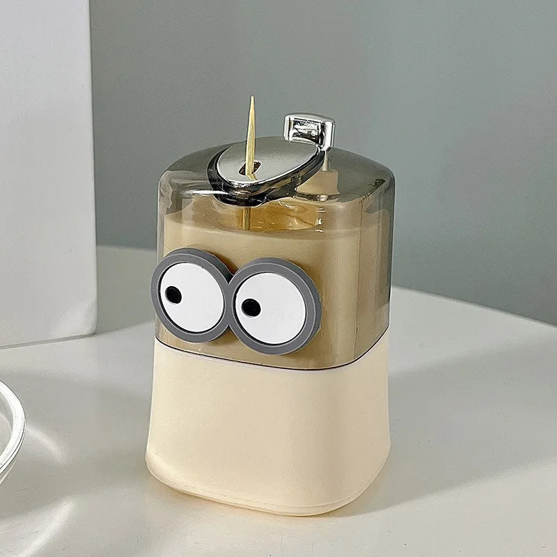 Pico – Cartoon-Zahnstocherhalter mit Druckmechanismus
