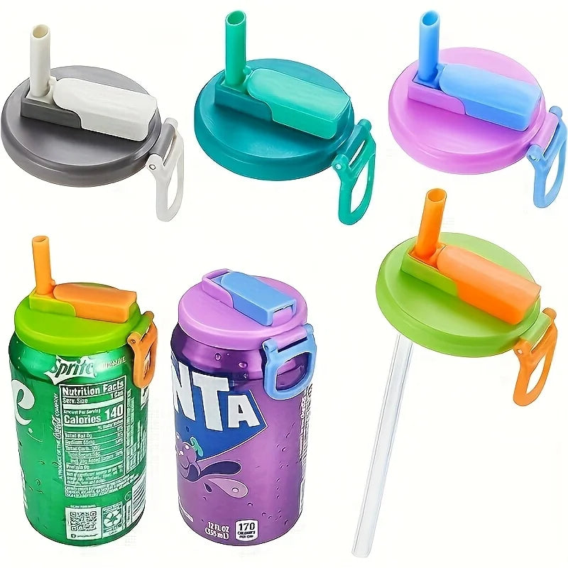 Drink – Wiederverwendbarer Dosendeckel mit Strohhalm
