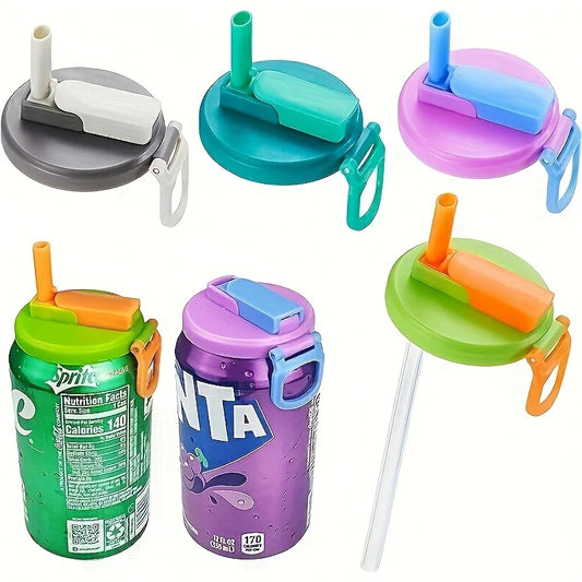 Drink – Wiederverwendbarer Dosendeckel mit Strohhalm