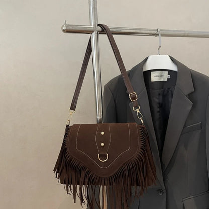 Tassel – Vintage Umhängetasche mit Fransen