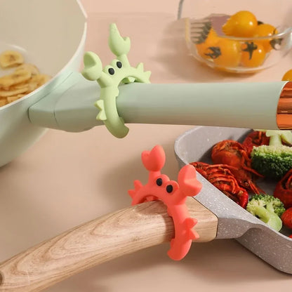 Crab – Silikonhalter für Kochutensilien