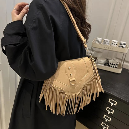 Tassel – Vintage Umhängetasche mit Fransen