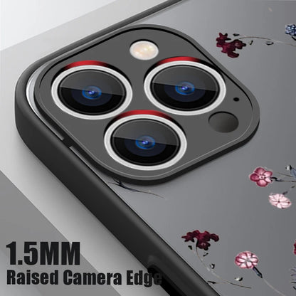 Flower – Matte Magnetische Handyhülle mit Blumen-Design