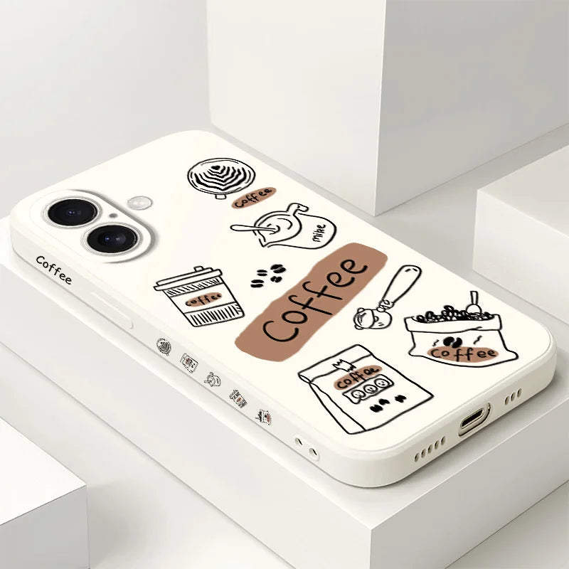 Coffee – Handyhülle mit Kaffee-Design