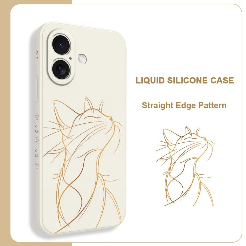 Cat – Silikon Handyhülle mit Katzen-Design