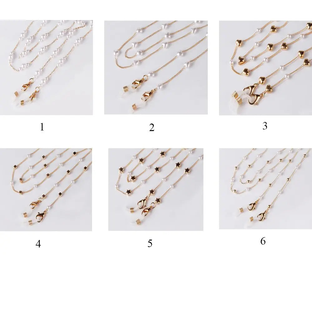 Elegance – Elegante Perlen-Brillenkette