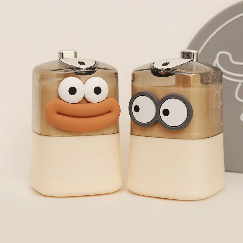 Pop – Cartoon-Zahnstocherhalter mit Druckmechanismus