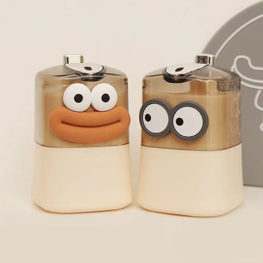 Pop – Cartoon-Zahnstocherhalter mit Druckmechanismus