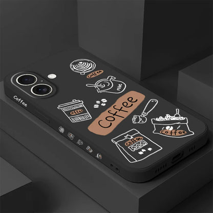 Coffee – Handyhülle mit Kaffee-Design