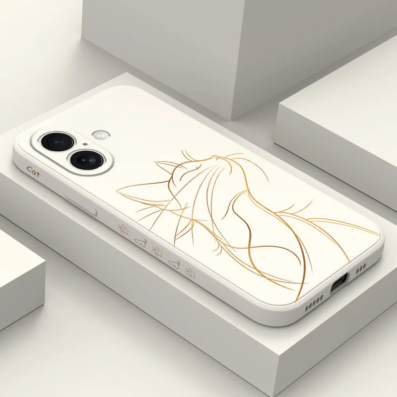 Cat – Silikon Handyhülle mit Katzen-Design