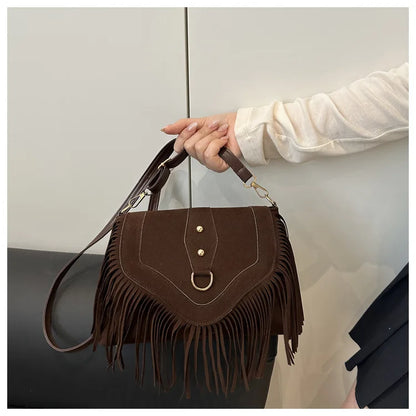 Tassel – Vintage Umhängetasche mit Fransen