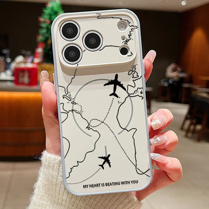 Airplane – Handyhülle mit Travel-Muster