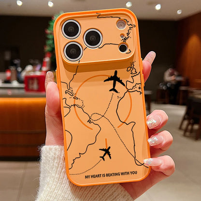 Airplane – Handyhülle mit Travel-Muster