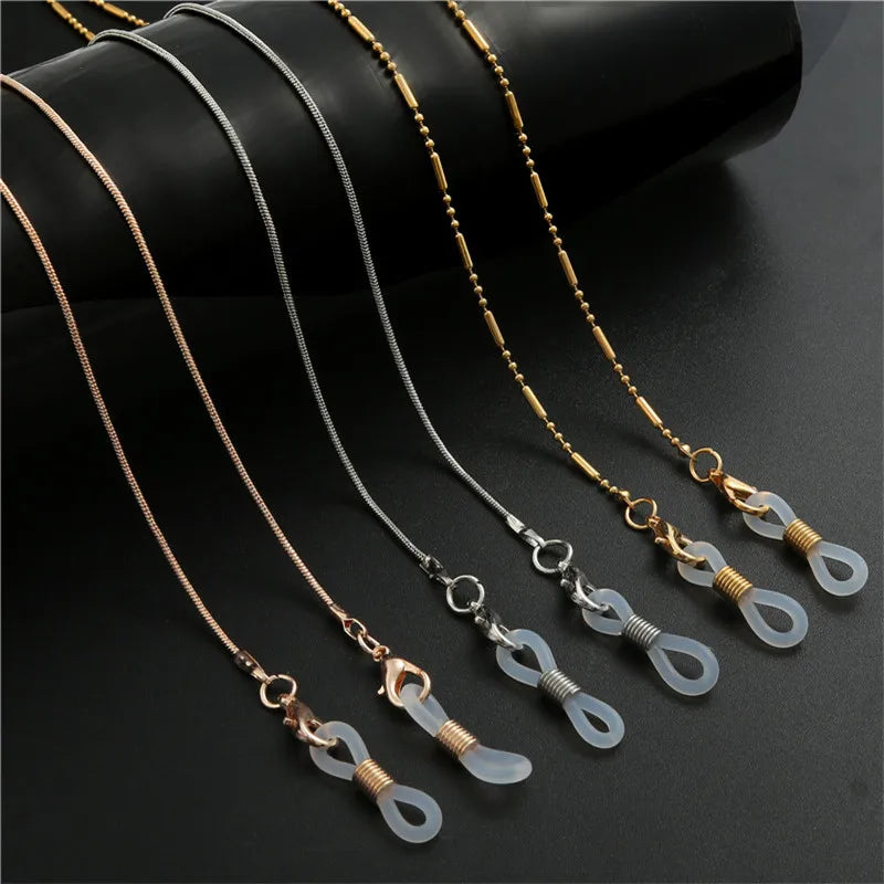 Bella – Brillenkette mit Perlen